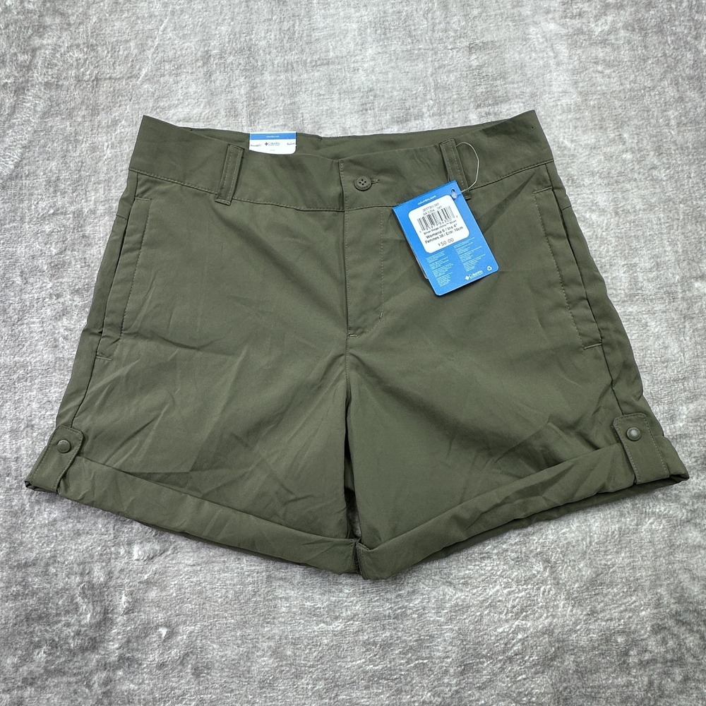 Columbia Shorts Womens 6 Omni-Shade Broad Spectrum Roll Cuff Outdoor Hiking Trai